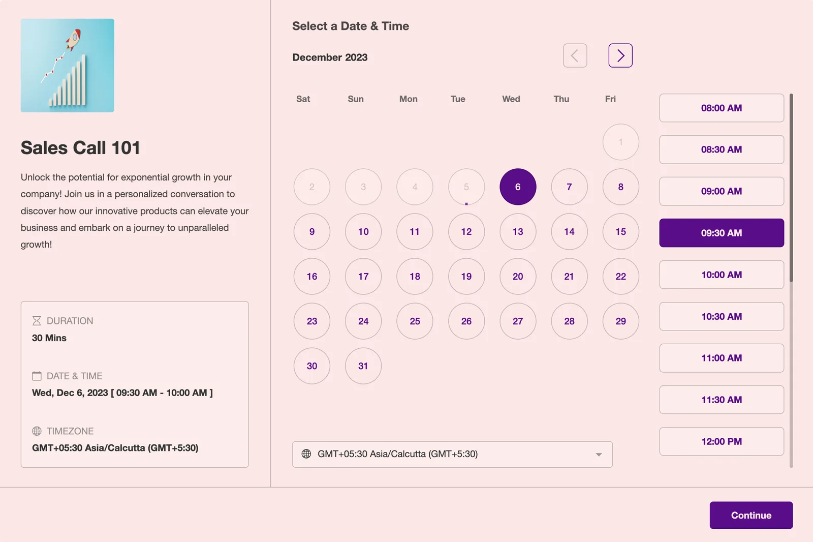 Calendário de agendamentos de estimate com lembrete automático